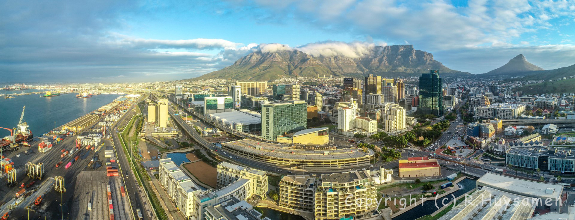 Cape Town aerial view of commercial development for property developers