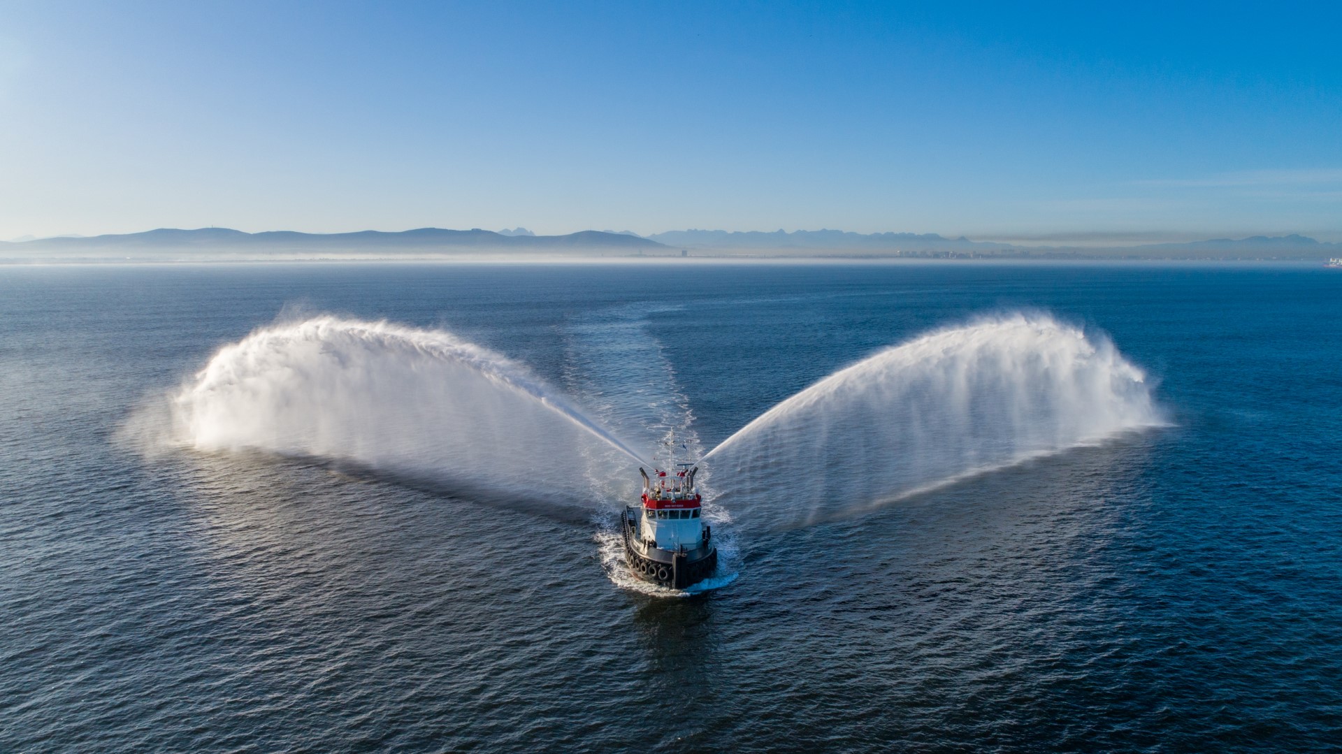 Cape Town aerial view of construction project time-lapse documentation